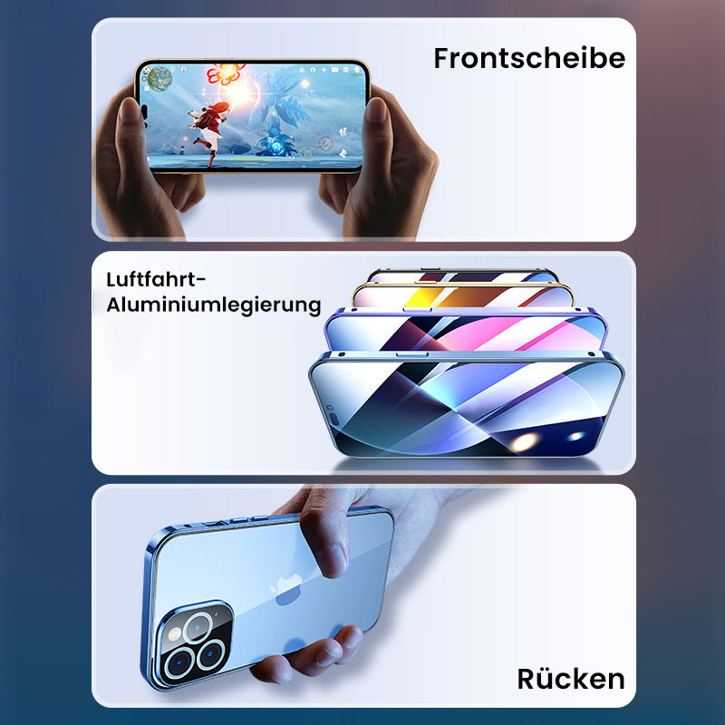 Doppelseitige Handyhülle aus Glas
