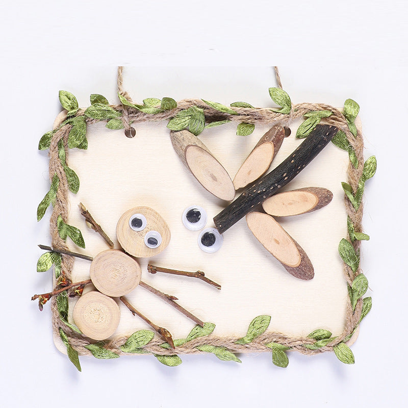 Kinder handgemachtes Tierpuzzle aus Holz