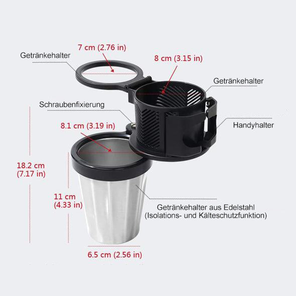 Auto Multifunktionaler Getränkehalter