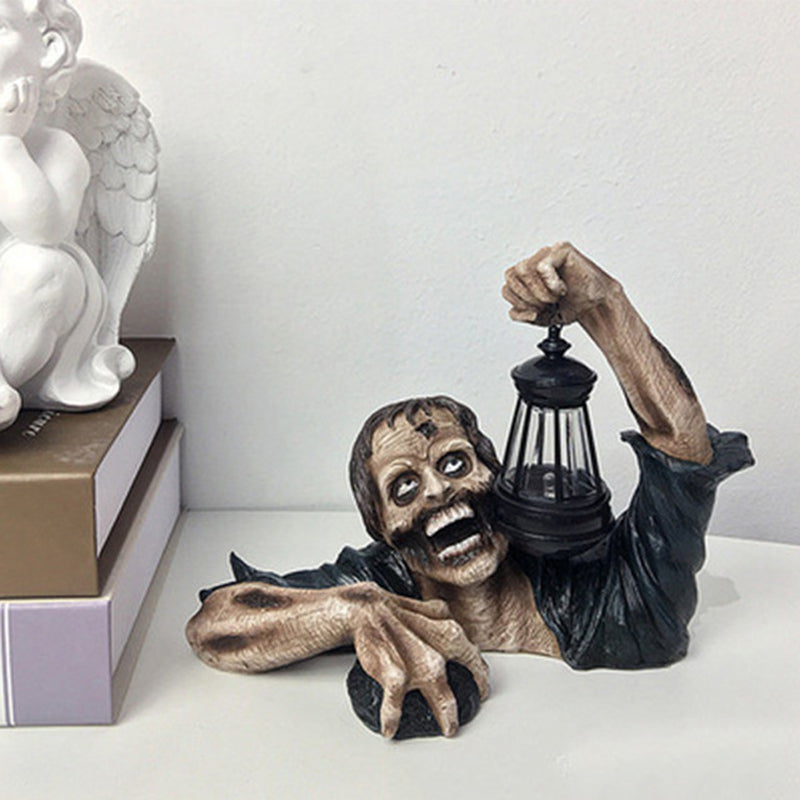 Halloween Zombie Ornament aus Harz