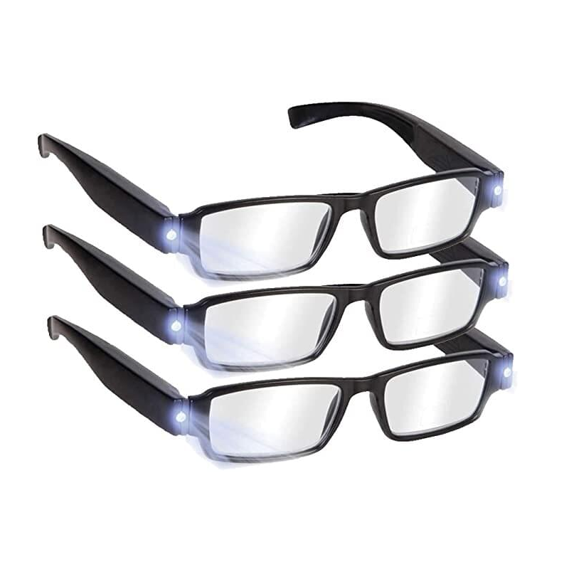 Lesebrille mit LED-Beleuchtung