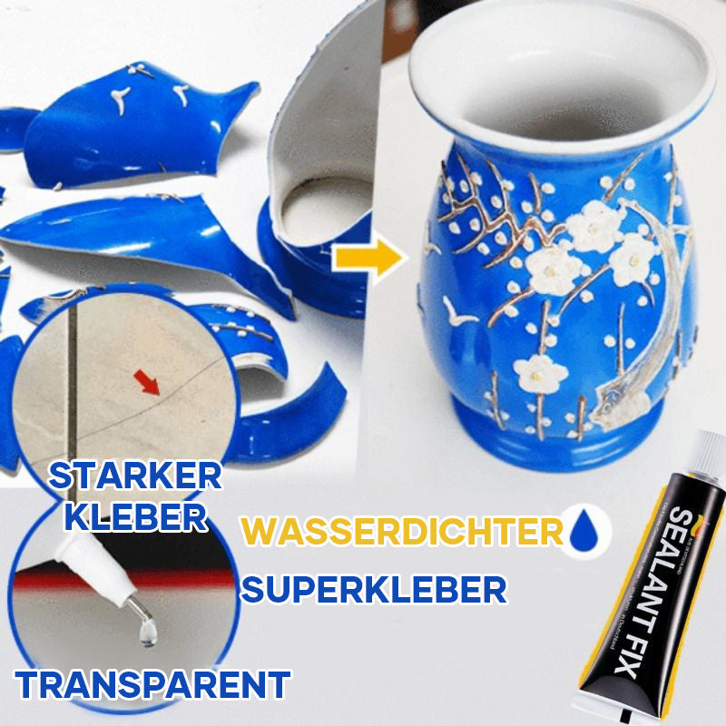 Wasserfester und schnelltrocknender Superkleber