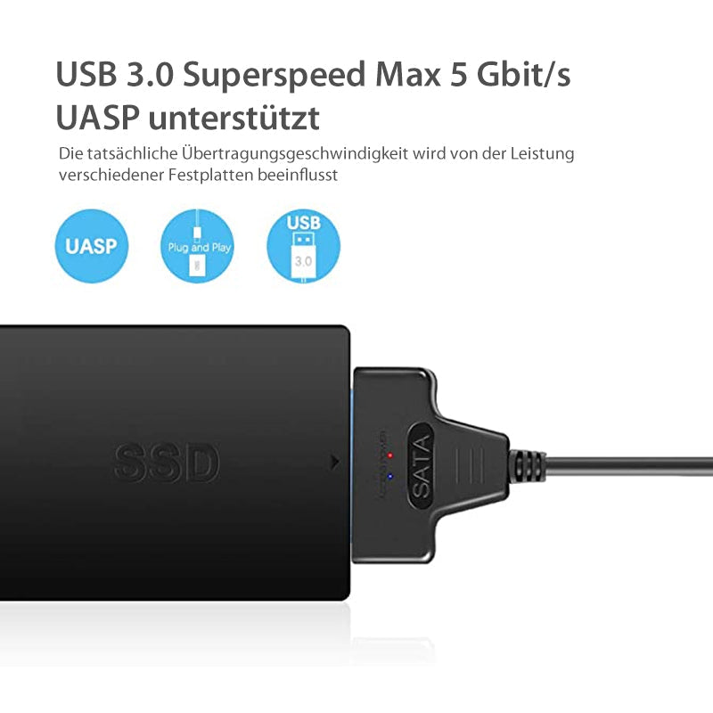 Universelles 2-in-1-Festplattenadapterkabel